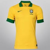 Camisa Nike Seleção Brasil I 2013 nº 9 - Fred (P/M)