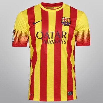 Camisa Nike Barcelona Away 13/14 s/nº