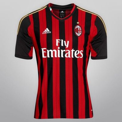 Camisa Adidas Milan Home Branca 13/14 s/nº