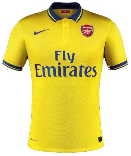 Camisa Nike Arsenal Away 13/14 s/nº