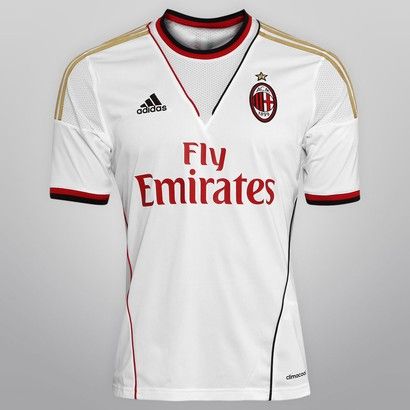 Camisa Adidas Milan Away Branca 13/14 s/nº